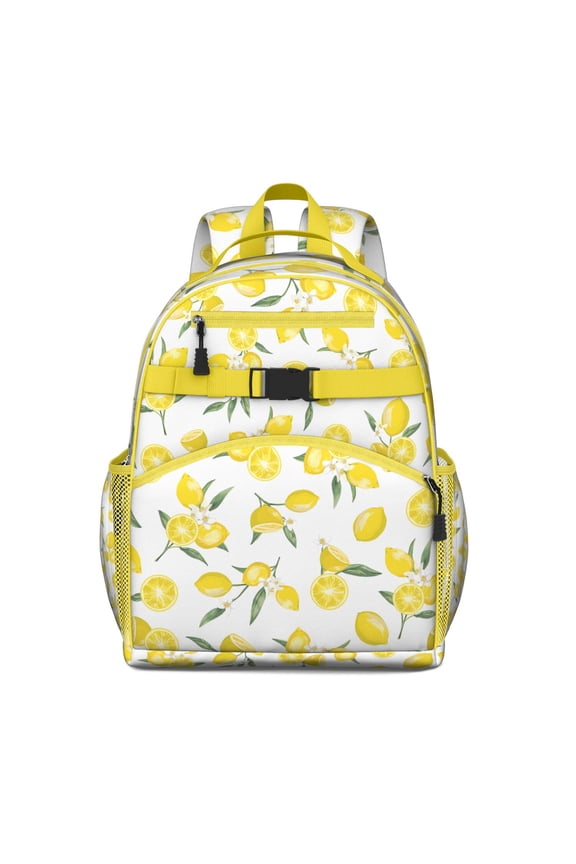 Summer Fruit Themed Backpack - Lightweight Waterproof School Bag with Spine-Protecting Ergonomic Design