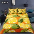 thumbnail image 1 of Summer Fruits Duvet Cover Pomegranate Orange Lemon Pattern 3D Print Bedding Set For Kids Boys Teens With Pillowcases Decor, 1 of 5