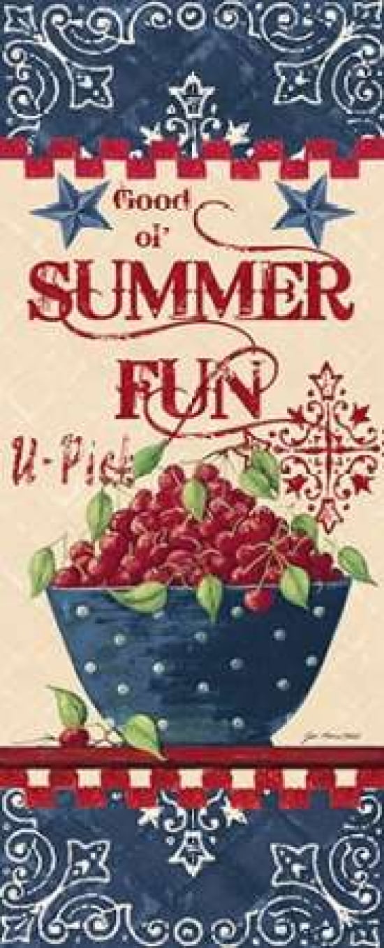 Summer Fun Canvas Art - Jo Moulton (10 x 20)