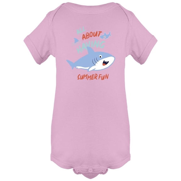 Summer Fun Shark Bodysuit Infant -Image by Shutterstock, Newborn