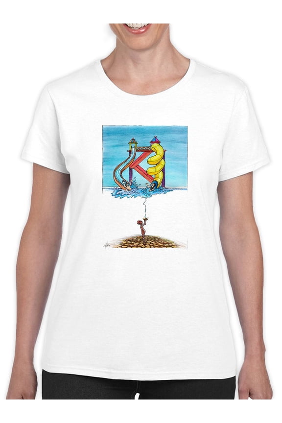 Summer Fun T-Shirt Women -Mehmet Zeber Designs, Female Medium