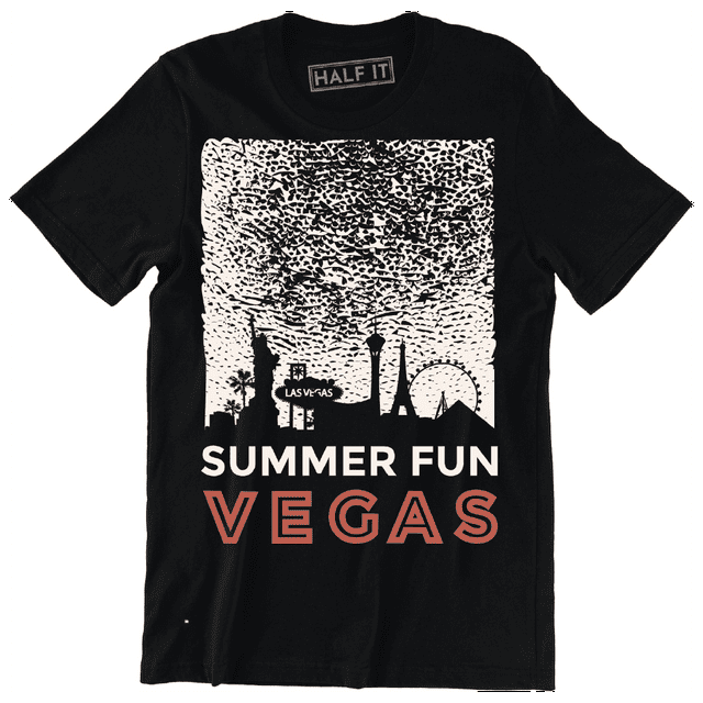 Summer Fun Vegas Nice Las Vegas City Skyline Men's Gift T-Shirt