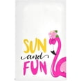 thumbnail image 1 of Summer Funny Words Tea Towels Set of 6 Pink Flamingo Kitchen Dish Cloth with Hanging Loop, 18"x28"Lint-Free Absorbent Towel for Kitchen Drying Wiping and Cleaning, 1 of 7