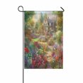 thumbnail image 1 of Summer Garden Flag 12×18 Inchl Floral Home Sweet Home Decorative Double Sided Holiday Seasonal for Yard, 1 of 5