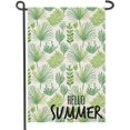 thumbnail image 1 of Summer Garden Flag 12x18 Double Sided Vertical, Seasonal Watercolor Green Plants Garden Yard Flags Outside Outdoor Small House Decoration (ONLY FLAG), 1 of 6