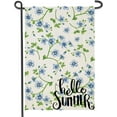 thumbnail image 1 of Summer Garden Flag Seasonal Small Blue Floral 12x18 Double Sided Vertical, Forget-Me-Not Flowers Garden Yard Flags Outdoor Farnhouse Decoration Outside, 1 of 6