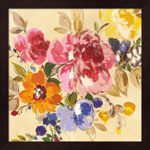 Summer Garden II by Wild Apple Portfolio, Framed Wall Art, 13.25W x 13.25H