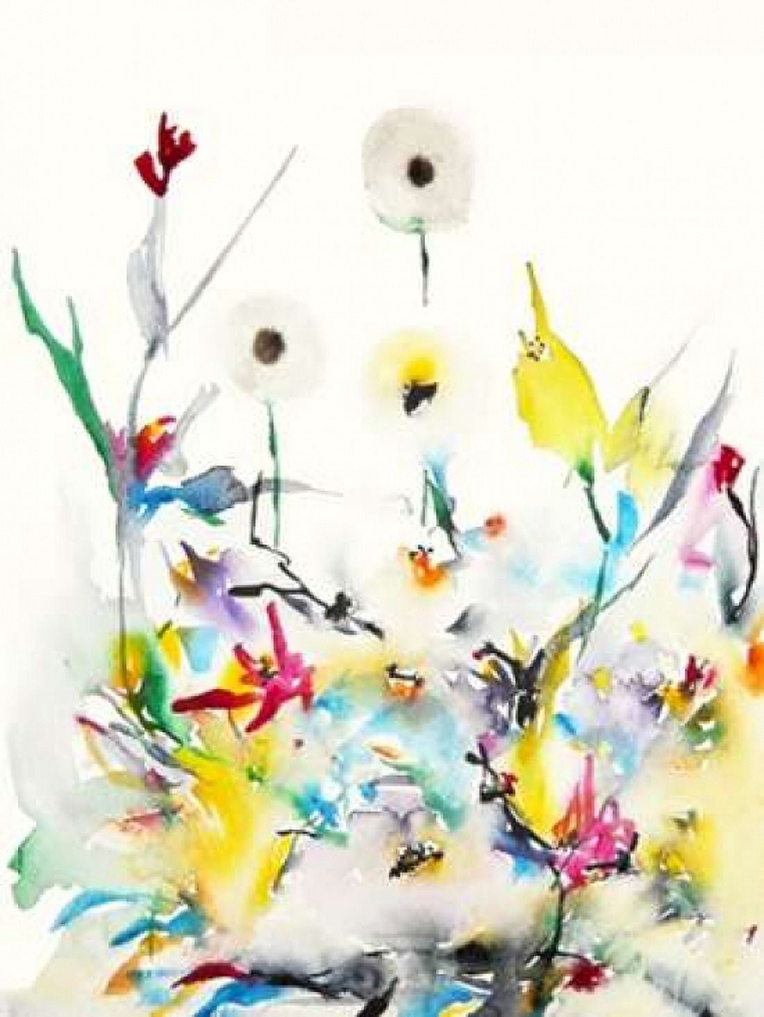 Summer Garden VI Canvas Art - Karin Johannesson (22 x 28)