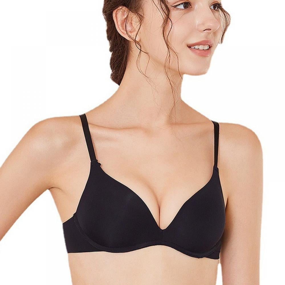 Buy Set of 3 - Solid Seamless Bra with Adjustable Straps