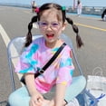 thumbnail image 1 of Summer Girl's Color Short-sleeved Top Summer Girl Fashion Print T-shirt, 1 of 5