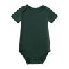 Summer Girls Baby Bodysuit Casual Unisex Solid Color Long Sleeved Onesie Jumpsuits Dark Green Babys Clothes Rompers 3-6M