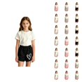 thumbnail image 1 of Summer Girls Shorts Loose Fit Casual Feel Short Pants For Play Everyday Comfort, 1 of 4