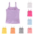 thumbnail image 1 of Summer Girls Tank Tops Toddler Purple Camisole Comfort Breathable Dance Spaghetti Strap Undershirts for Girls 2T, 1 of 4