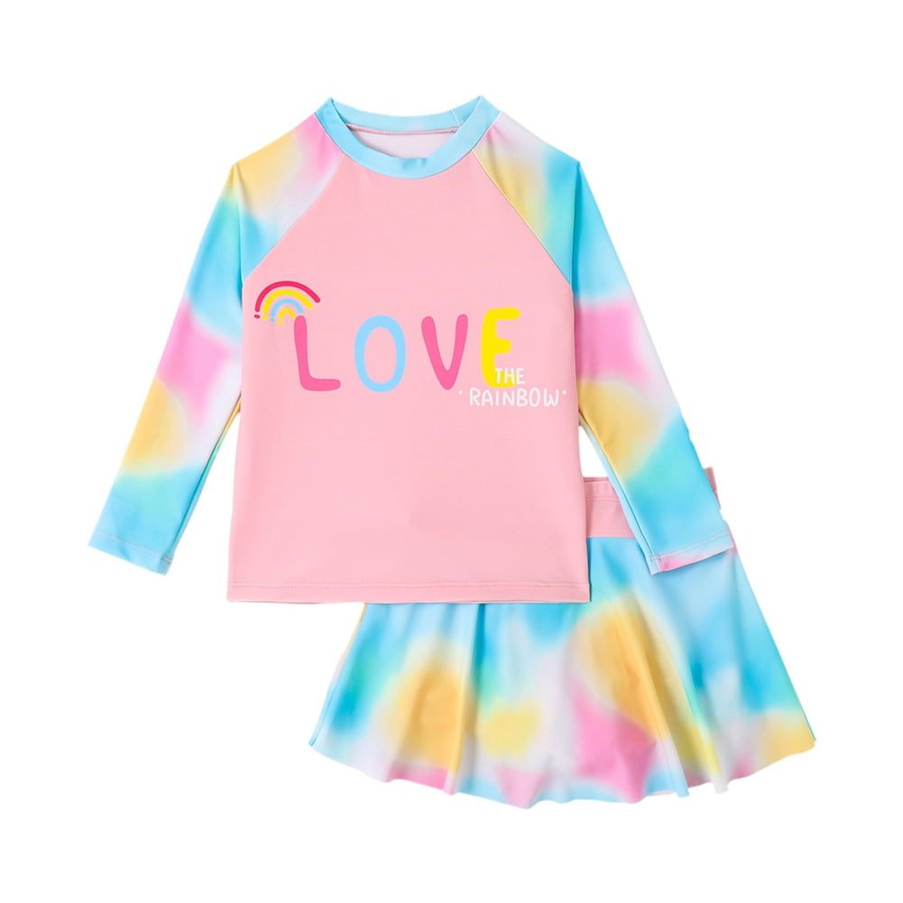Girls Summer Beach Outfit Girls Back to School Outfit Two-piece Suit main image 0