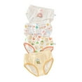 thumbnail image 1 of Summer Girls Underwear 3t Cute Prints Seamless Edges Active Wear Breathable Girls' Underwear Set Pack of 4 XXXL, 1 of 3
