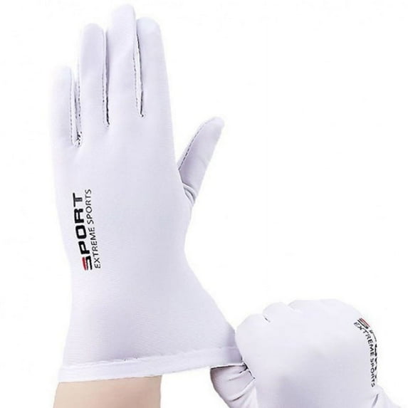 Summer Gloves Men Ice Silk Sun Proction Driving Glove Fishing Gloves Breathable Cycling Hiking Glove Full Finger Gloves