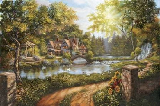 Summer Gold Canvas Art - Klaus Strubel (12 x 18)