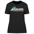 thumbnail image 1 of Summer Graffiti T-Shirt Women -Image by Shutterstock, Female x-Large, 1 of 2