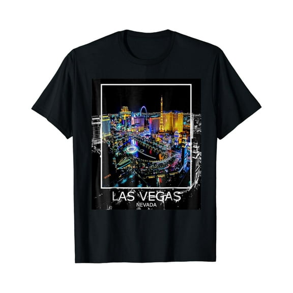 Summer Graphic City Text Phrase Las Vegas Nevada T-Shirt Unisex S-5XL Hot Trending Shirt, Vintage Birthday Gift