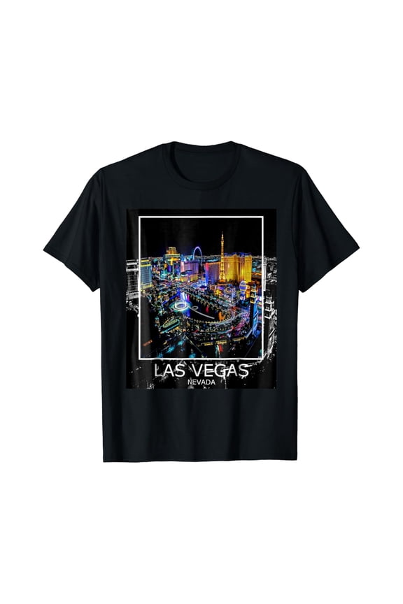 Summer Graphic City Text Phrase Las Vegas Nevada T-Shirt