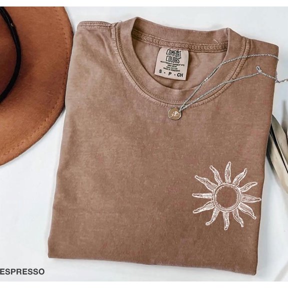 Summer Graphic shirt, Camping Shirt, summer shirt, Sun Shirt, Boho Sun Shirt