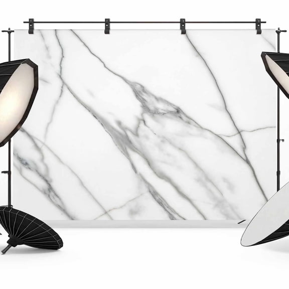 Summer Gray Marble Photography Backdrop 8x6FT, Modern Simple Line Theme Photo Backdrops, Background for Photography Studio Photo Studio Background, Back Drop for Photoshoot