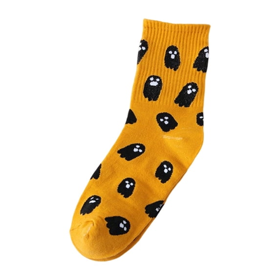 Summer Halloween Crew Socks Cute Cartoon Novelty Design Casual Comfortable Ankle Socks for Daily Wear