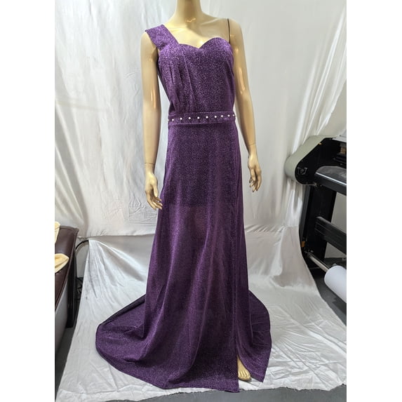 Summer Halter-Neck Maxi Dress — Elegant, Sexy, and Sophisticated One-Shoulder Evening Gown with Gold Foil Accents