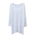 thumbnail image 1 of Summer Hand Hook Knit Dress U-neck Length Slip Dress Hollowed out Bikini Blouse, 1 of 15