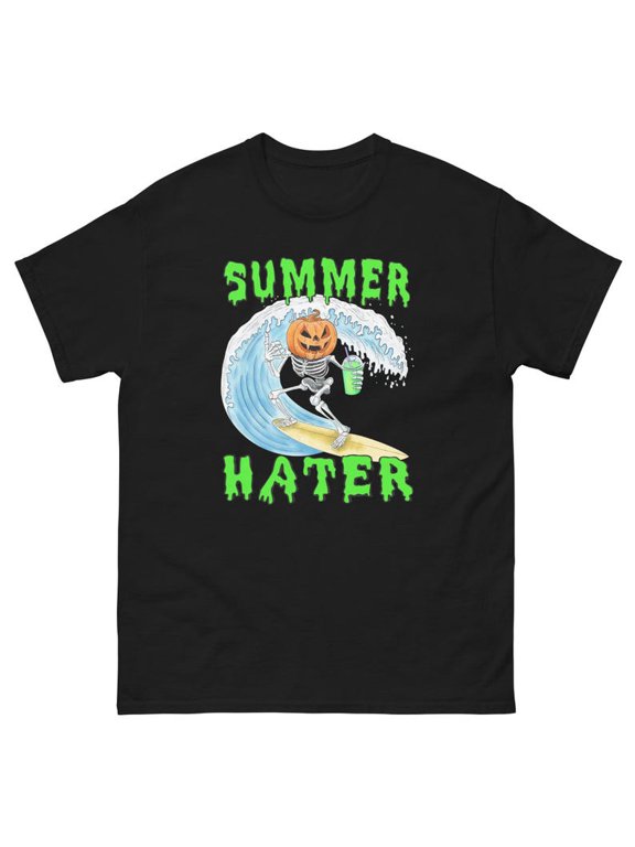 Summer Hater T Shirt, Funny Summer Quote Tee, Anti Summer Graphic Shirt, Hot Weather Humor Gift, Gildan 5000