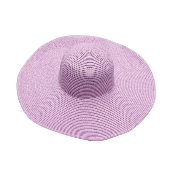 Summer Hats For Women Wide Bongrace Women Straw Beach Hat Little Girl Sun Cap Foldable Ladies Hats