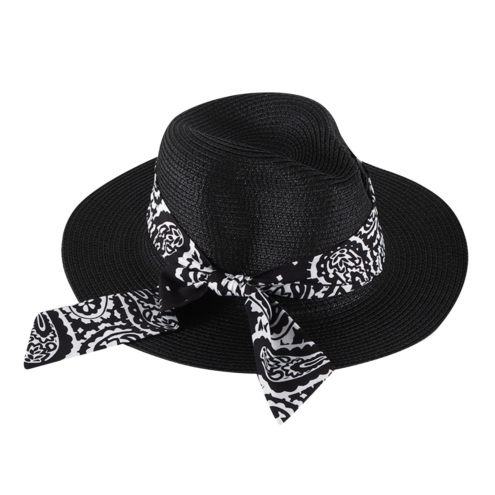 Summer Hats For Women Wide Women Straw Beach Retro Hat Little Girl Sun
