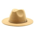 thumbnail image 1 of Summer Hats For Women Yigetop Western Cowboy Hat For Women Classic Roll Up Buckle Belt Women Retro Wide Brim Cowboy Hat Fedoras For Men A M, 1 of 4