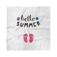 thumbnail image 1 of Summer Head Scarf, Hello Flip Flops Seashell, Head Wrap, 3 Sizes, by Ambesonne, 1 of 2