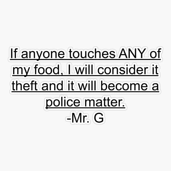 Summer Heights High Mr G Quote Vinyl Decal Sticker