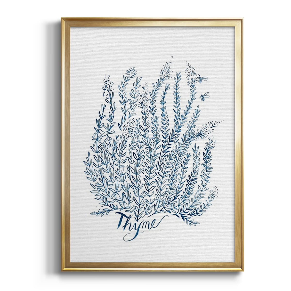 Summer Herb Garden Sketches IV Premium Framed Print - Ready to Hang