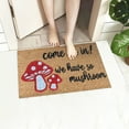 thumbnail image 1 of Summer Holiday Welcome Doormat, Outdoor Rug Many Beautiful Patterns Soft Absorbent Water Non-Slip Easy-Clean 15.7x23.6in Red, 1 of 9