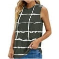 thumbnail image 1 of Summer Hoodie Tank Tops for Women Casual Sports Sleeveless Tee Shirts with Hood Drawstring Workout Savings M-3XL (3XL, Army Green 01) Major Deals, 1 of 3