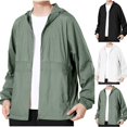 thumbnail image 1 of Summer Hoodies Men And Women Ice Silk Breathable Zipper fishing Outdoor UV Protection Sports coat Plus Size Save 65% Instantly!, 1 of 8
