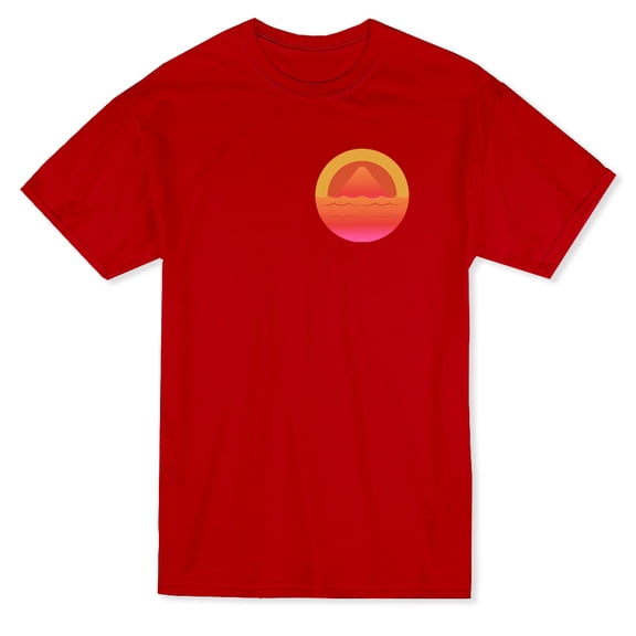 Summer Hot Deep Sea Island Graphic Men's T-shirt