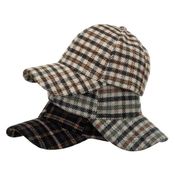 Summer Hot Sales Under $5 Black Classics Retro Trucker Cap GIJNRIUIUA Fashion Women Men Sport Grid Printed Keep Warm Baseball Cap Hat Sun Hat Fishing Cap