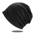 thumbnail image 1 of Summer Hot Sales Under $5 Black Winter Skull Cap GIJNRIUIUA Men's and Women's Warm Soft Hat Lightweight Slouch Solid Color Knitted Hats Soft Hat for Autumn and Winter Hijab Underscarf, 1 of 2