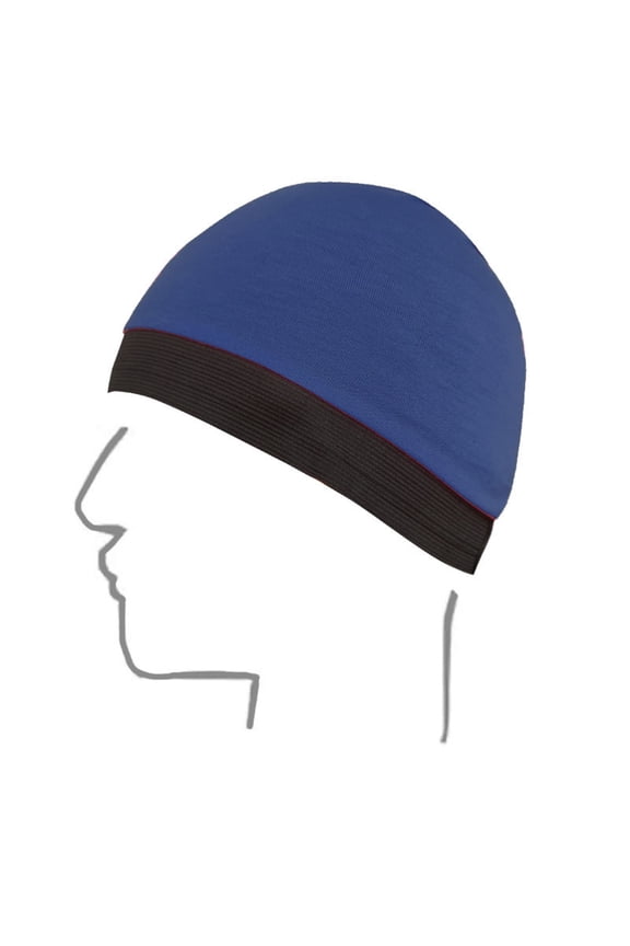 Summer Hot Sales Under $5 Navy Knit Short Watch Cap GIJNRIUIUA Adult Headband Breathable Wig Cap Dome Cap Wide Edge Elastic Shaping Round Hat Summer Wicking Beanie Cap Hat for Women & Men Caps