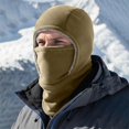 thumbnail image 1 of Summer Hot Sales Under $5 Winter Warm Hats GIJNRIUIUA Winter Ski Windproof Thermal 2 In 1 Hood and Neck Warmer Winter Hat for Men Cold Weather Skiing Snowboarding Cycling Sports, 1 of 5