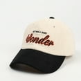 thumbnail image 1 of Summer Hot Sales Under $5 Black Headwear Snapback Trucker GIJNRIUIUA Corduroy Baseball Cap Hat Casual Prep Fashion Stylish Women's Hats & Caps, 1 of 7