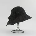 thumbnail image 1 of Summer Hot Sales Under $5 Black Wide Straw Hat GIJNRIUIUA Ladies Fisherman Summer Fashion Hat Casual Cap Baseball Caps Trucker Hats, 1 of 2