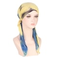 thumbnail image 1 of Summer Hot Sales Under $5 Blue Turbans Cap GIJNRIUIUA Womens Casual Printed Head Hat Cap Headwear Muslim Turban Cap Headwear Beret Hats, 1 of 5