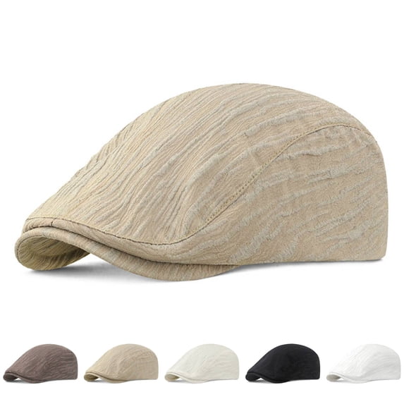 Summer Hot Sales Under $5 Coffee Paperboy Hats for Men GIJNRIUIUA All Bubble Pattern Show Small Forward Hat Retro Painter's Hat Casual Cap Beach Hats