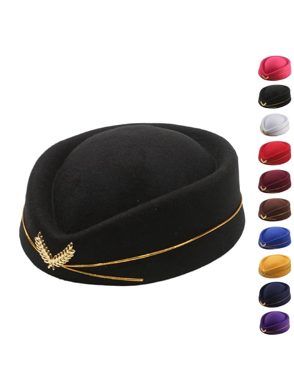 Summer Hot Sales Under $5 Dark blue Berets GIJNRIUIUA Hat Plane Cap Imitation Stage Perform Women Ladies Cap Newsboy Flat Cap