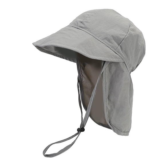 Summer Hot Sales Under $5 Grey Sun Hats for Women GIJNRIUIUA Summer Thin Solid Color Quick Drying Sun Hat Fisherman Hat Trucker Hats